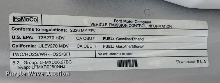 image for item FB3028 2020 Ford F350 Super Duty pickup truck