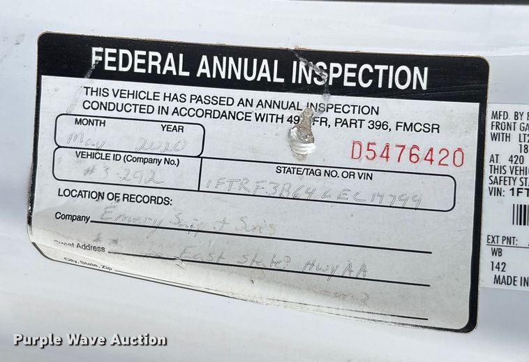 image for item FB3028 2020 Ford F350 Super Duty pickup truck