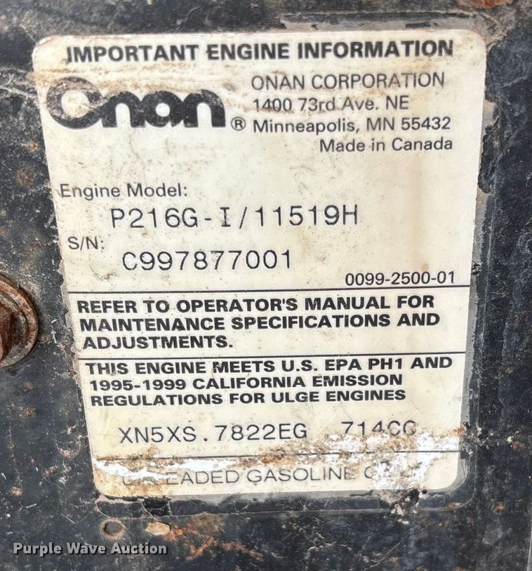 image for item FB3131 Hobart  Champion 8500 welder/generator