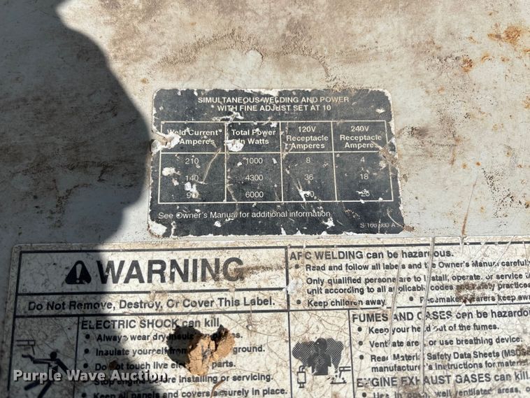 image for item FB3131 Hobart  Champion 8500 welder/generator