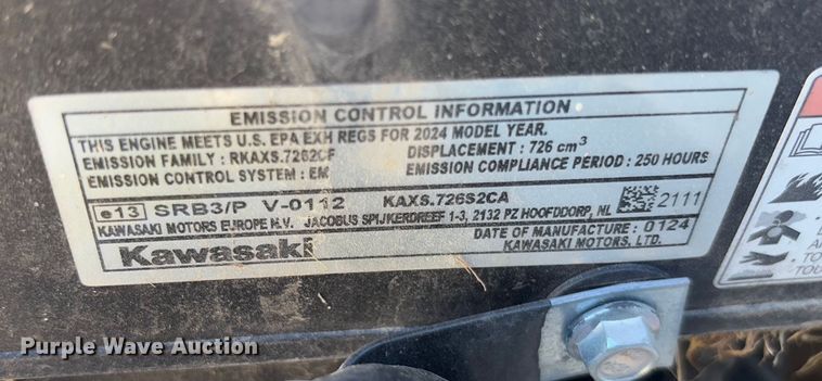 image for item FB3134 2024 Bobcat ZT2000 ZTR lawn mower