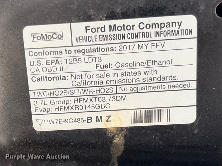 image for item FB3167 2017 Ford Explorer Police Interceptor SUV