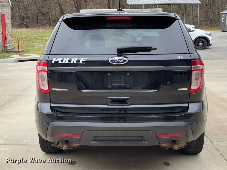image for item FB3168 2015 Ford Explorer Police Interceptor SUV