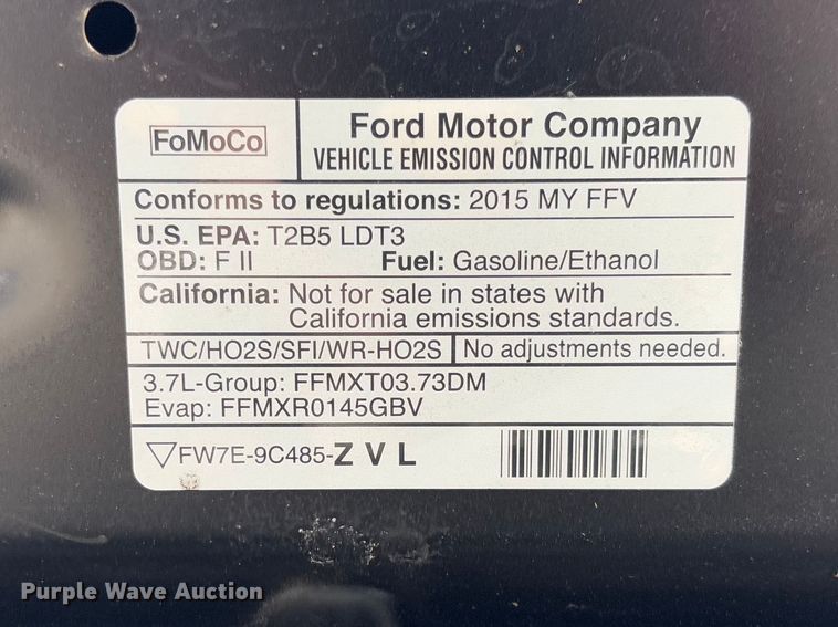 image for item FB3168 2015 Ford Explorer Police Interceptor SUV