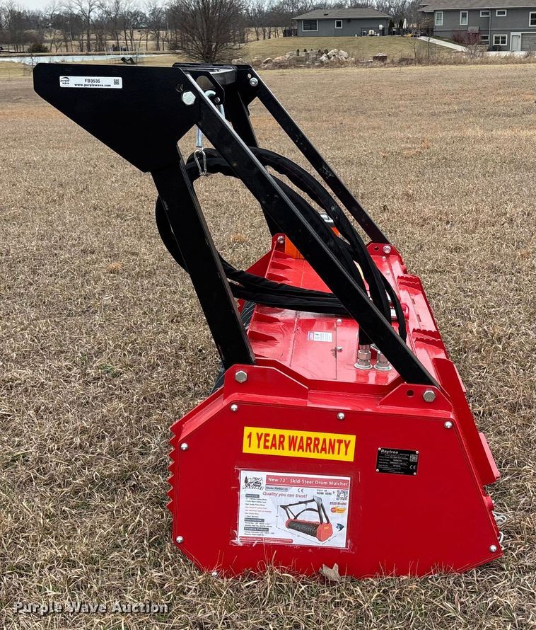 image for item FB3535 2025 Raytree RMBD72S skid steer mulcher