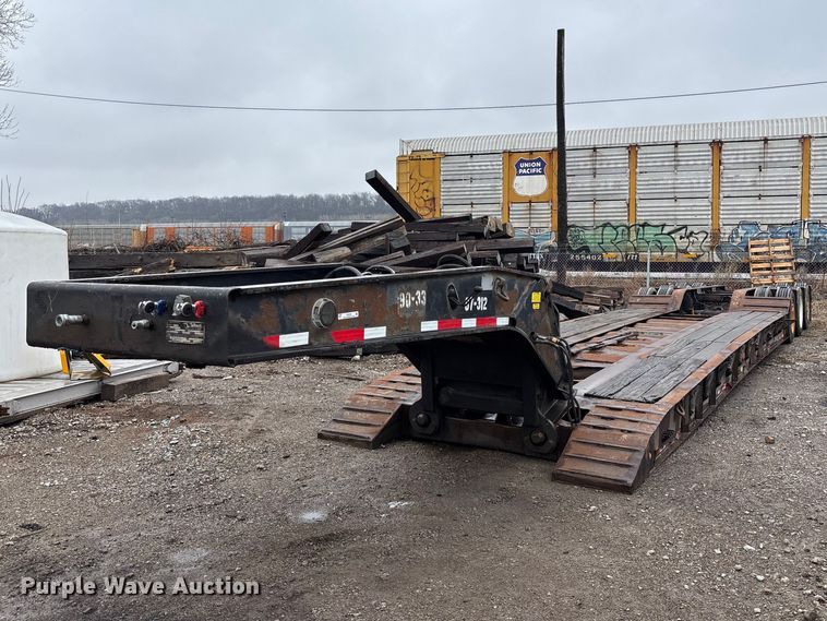image for item FB3546 2000 Talbert 13DW-50SA-HRG-1-T1 lowboy equipment trailer