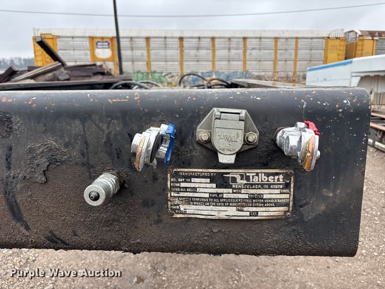 image for item FB3546 2000 Talbert 13DW-50SA-HRG-1-T1 lowboy equipment trailer