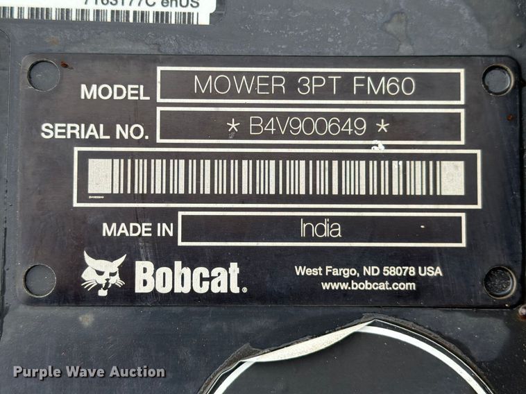 image for item FB7985 Bobcat FM60 finish mower