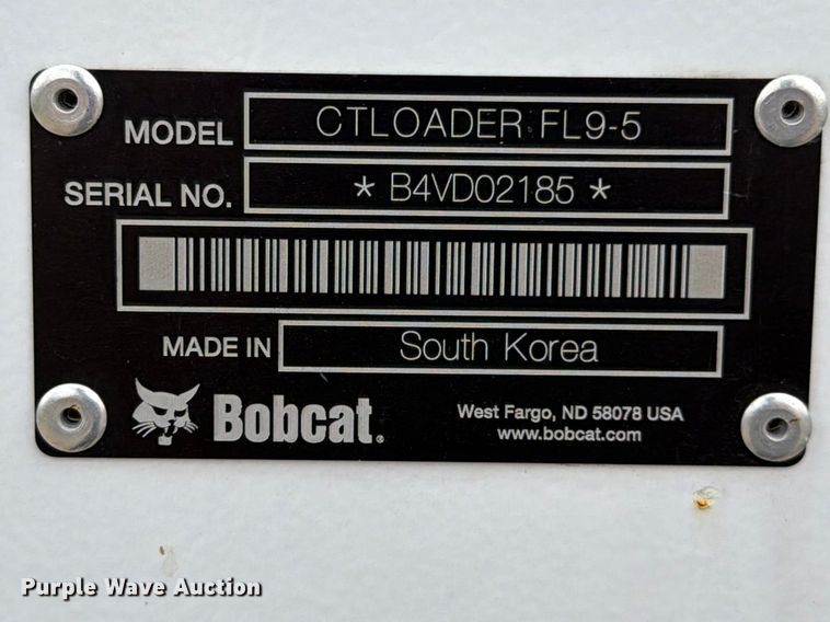 image for item FB7988 Bobcat CTLOADER FL9-5 loader