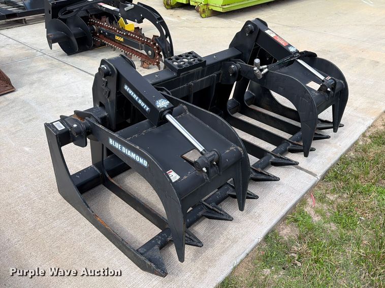 image for item FB7996 Blue Diamond 106450 skid steer grapple bucket