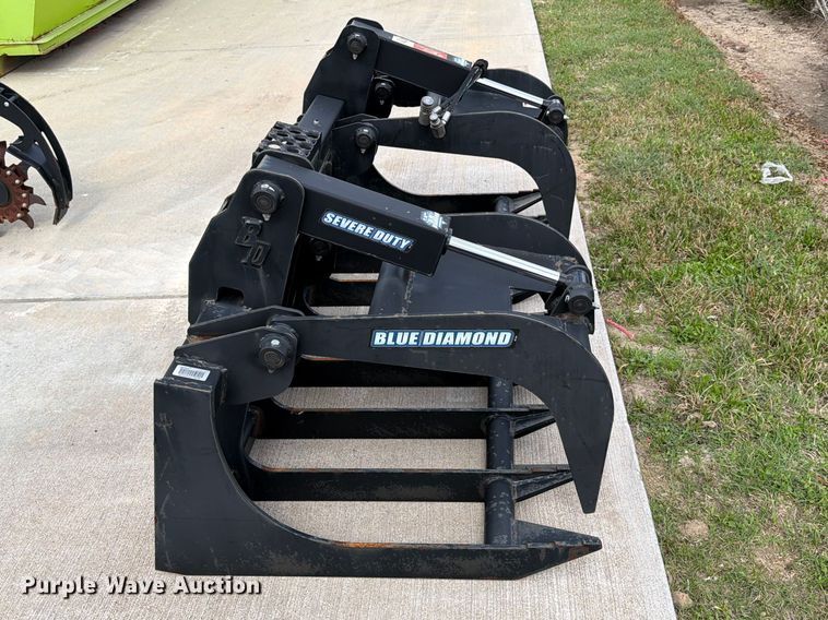 image for item FB7996 Blue Diamond 106450 skid steer grapple bucket