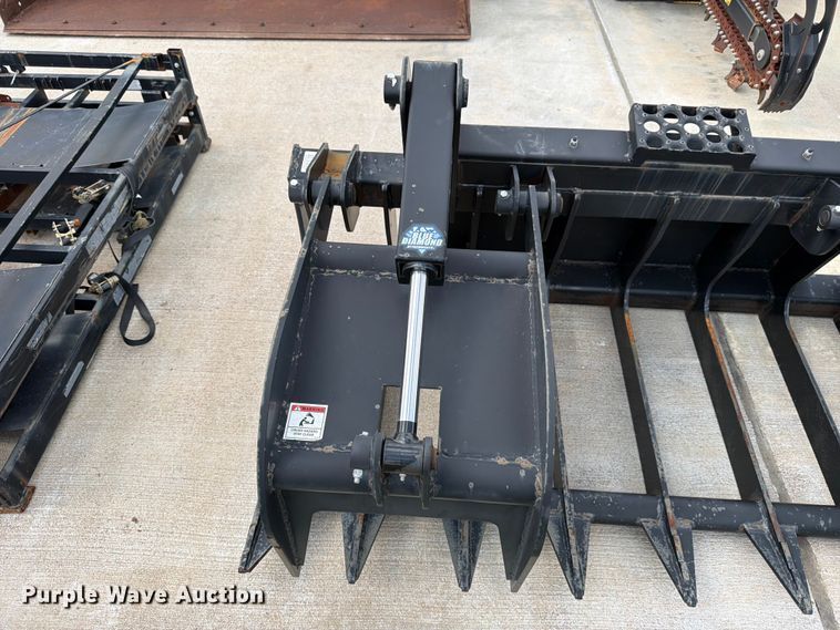 image for item FB7996 Blue Diamond 106450 skid steer grapple bucket