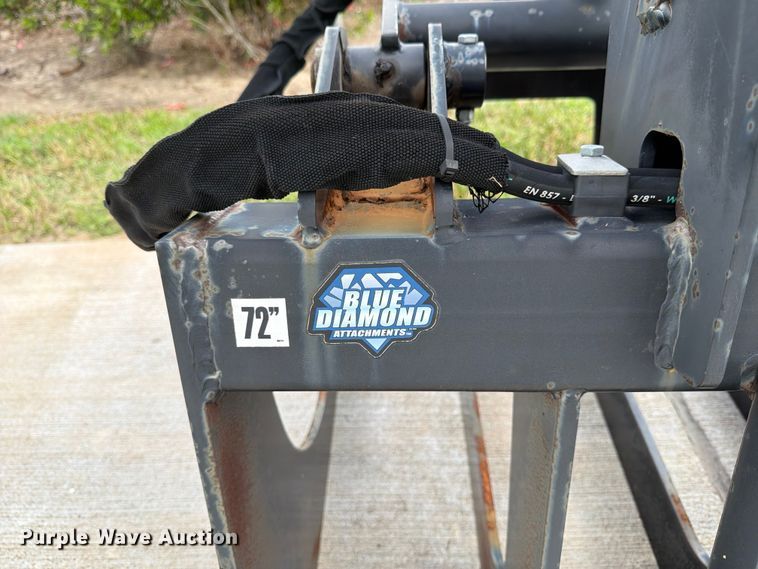 image for item FB7996 Blue Diamond 106450 skid steer grapple bucket