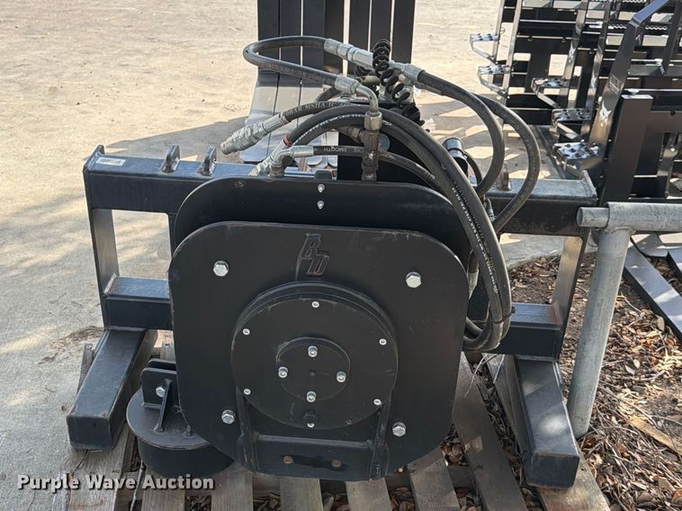 image for item FB7998 Blue Diamond 100505 skid steer post driver