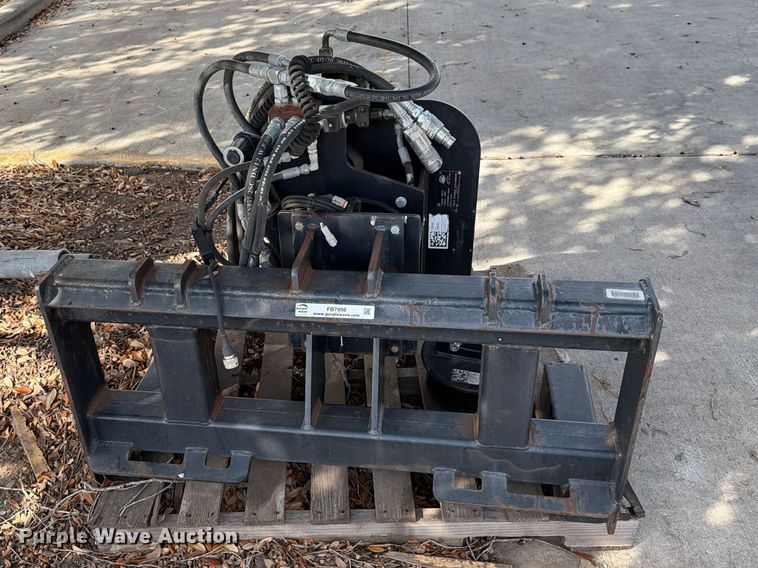 image for item FB7998 Blue Diamond 100505 skid steer post driver