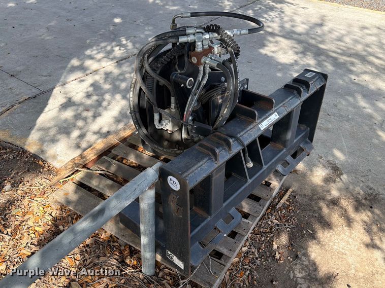 image for item FB7998 Blue Diamond 100505 skid steer post driver