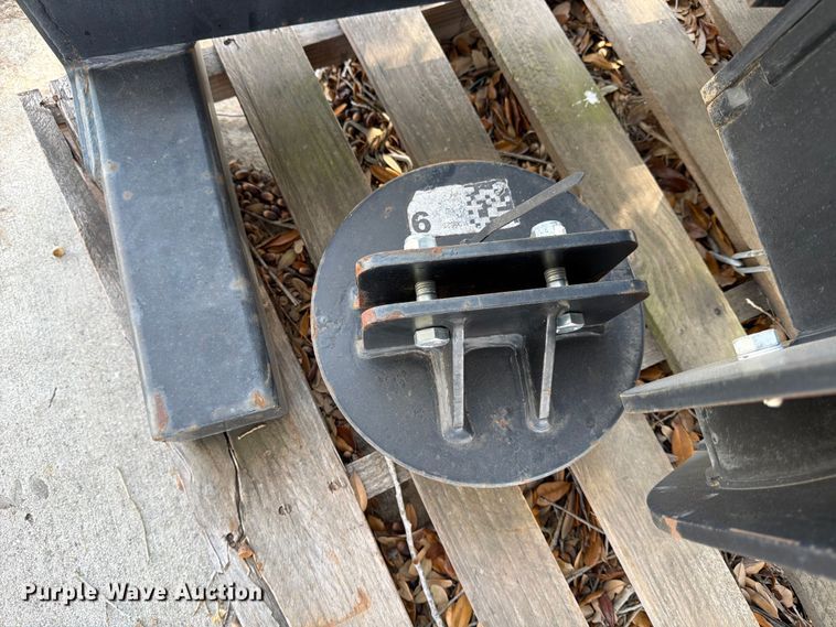 image for item FB7998 Blue Diamond 100505 skid steer post driver