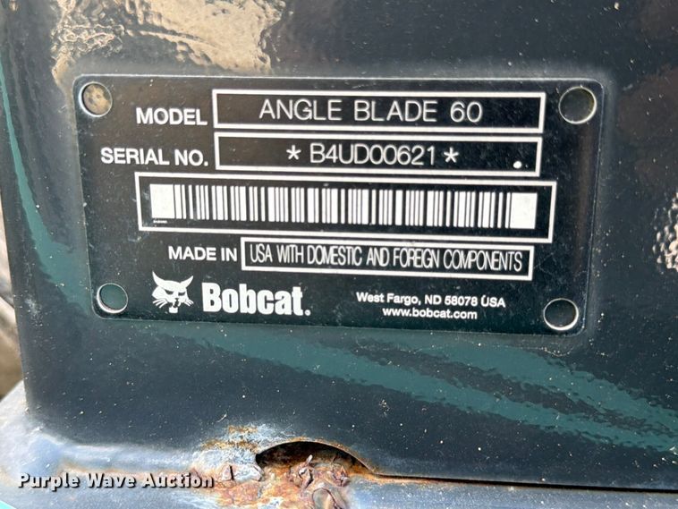 image for item FB7999 Bobcat Angle blade 60 blade
