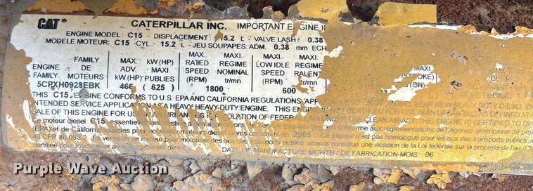 image for item FC1622 Caterpillar C15 engine