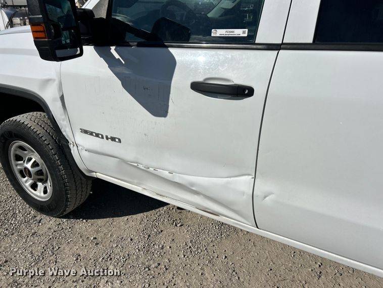 image for item FC5065 2015 GMC Sierra 3500HD Ext. Cab utility bed pickup truck