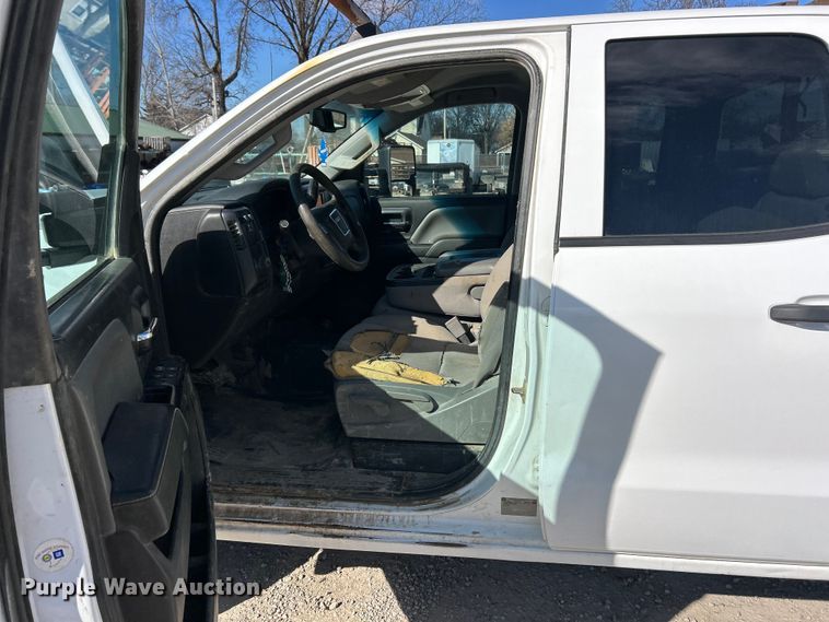 image for item FC5065 2015 GMC Sierra 3500HD Ext. Cab utility bed pickup truck