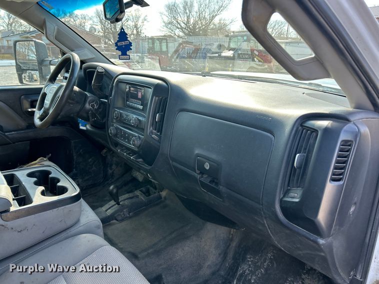 image for item FC5065 2015 GMC Sierra 3500HD Ext. Cab utility bed pickup truck