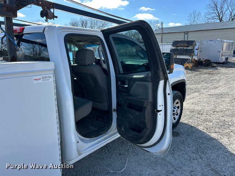 image for item FC5065 2015 GMC Sierra 3500HD Ext. Cab utility bed pickup truck