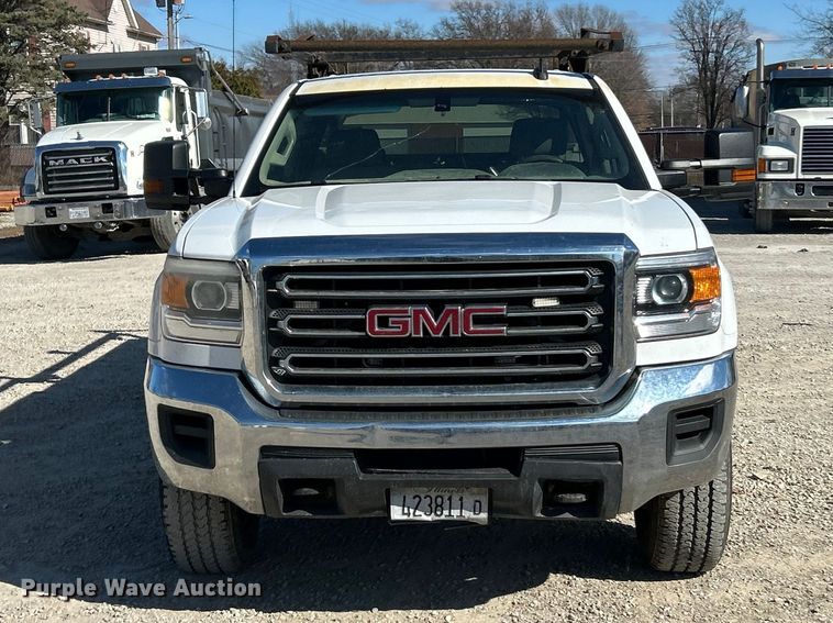 image for item FC5066 2015 GMC Sierra 3500HD Ext. Cab utility bed pickup truck