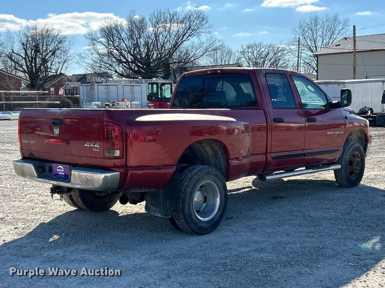 image for item FC5068 2006 Dodge Ram 3500 Ext. Cab utility bed pickup truck