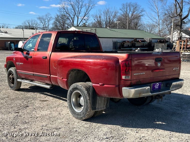 image for item FC5068 2006 Dodge Ram 3500 Ext. Cab utility bed pickup truck