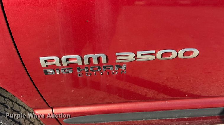 image for item FC5068 2006 Dodge Ram 3500 Ext. Cab utility bed pickup truck