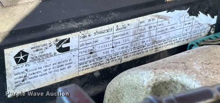 image for item FC5068 2006 Dodge Ram 3500 Ext. Cab utility bed pickup truck