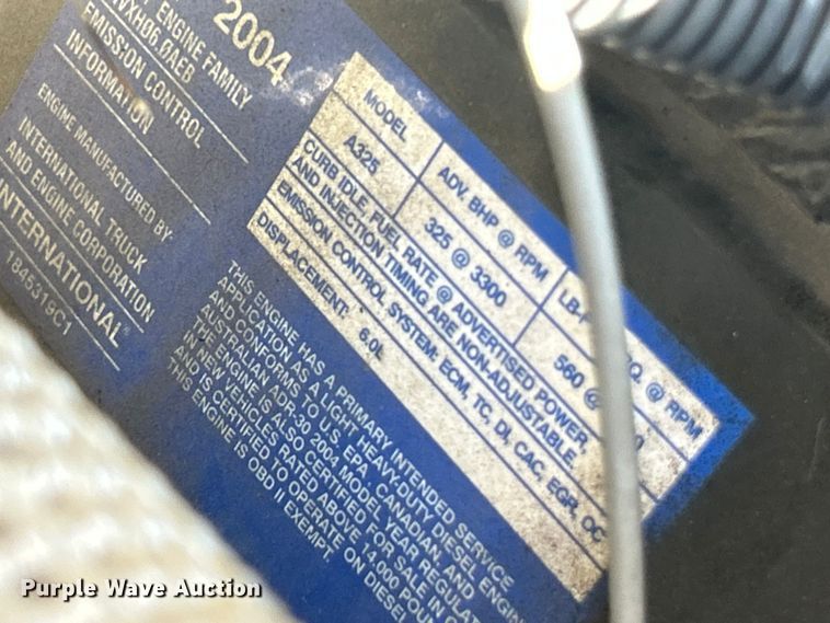 image for item FC5101 2004 Ford F250 Super Duty Ext. Cab pickup truck