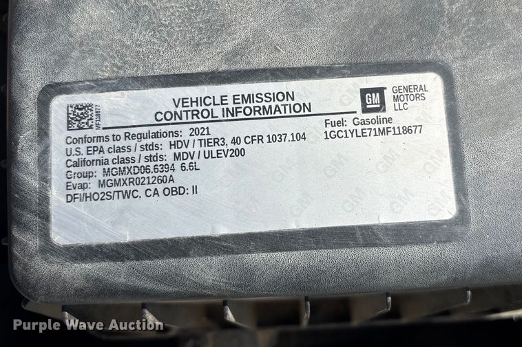 image for item FI0146 2021 Chevrolet Silverado 3500HD Crew Cab pickup truck