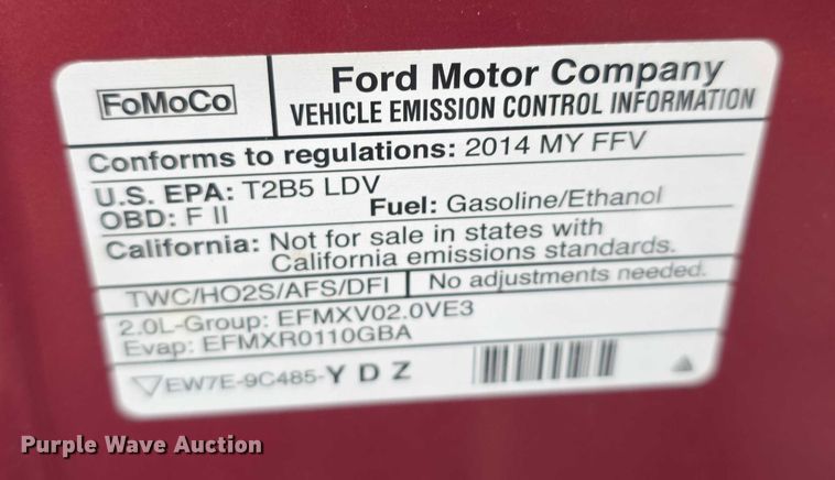 image for item FI0809 2014 Ford Focus SE 