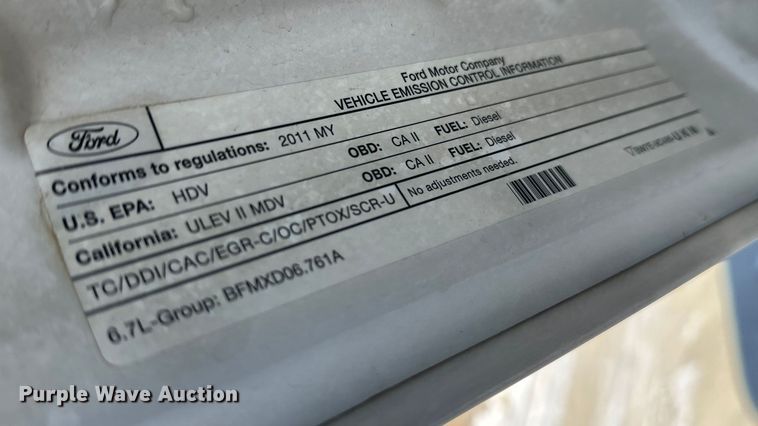 image for item FK0004 2011 Ford F250 Super Duty Crew Cab pickup truck