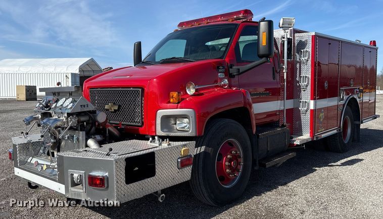 image for item FK1179 2007 Chevrolet C8500 pumper fire truck