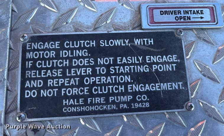 image for item FK1179 2007 Chevrolet C8500 pumper fire truck