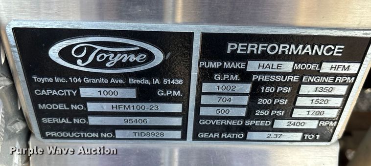 image for item FK1179 2007 Chevrolet C8500 pumper fire truck