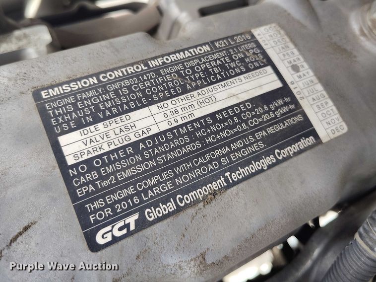 image for item IH9451 2016 UniCarriers PF50 forklift