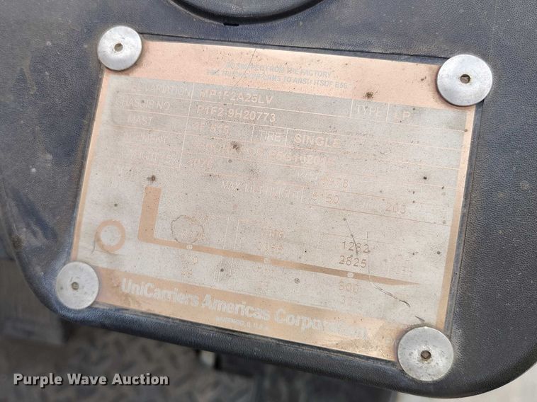 image for item IH9451 2016 UniCarriers PF50 forklift