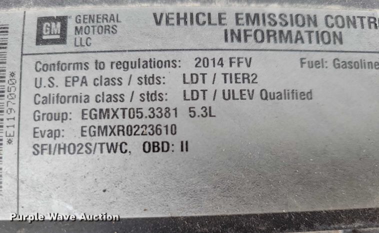 image for item NK9826 2014 Chevrolet  Express  delivery van