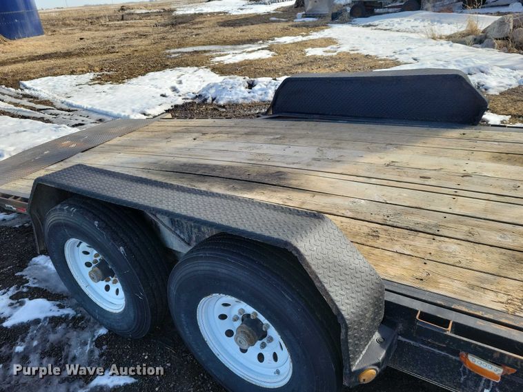 image for item NK9841 2017 PJ tilt deck utility trailer