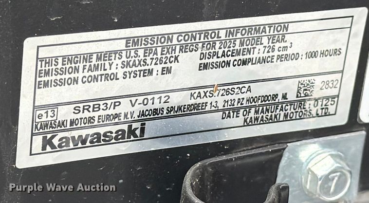 image for item YA1998 2025 Bobcat ZT5000 ZTR lawn mower