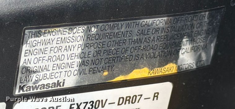 image for item YA1998 2025 Bobcat ZT5000 ZTR lawn mower