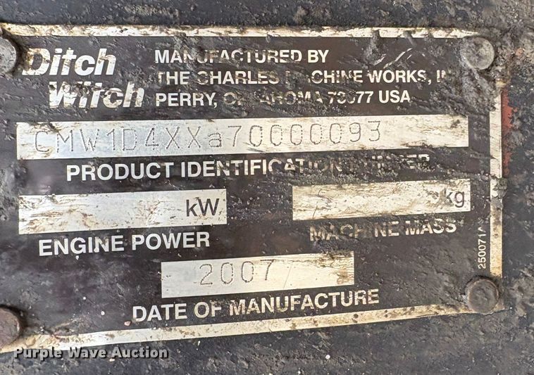 image for item YA2018 2007 Ditch Witch Zahn R300 concrete mixer / buggy