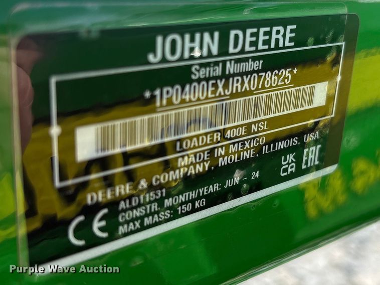 image for item YA2625 2024 John Deere 4044M MFWD tractor