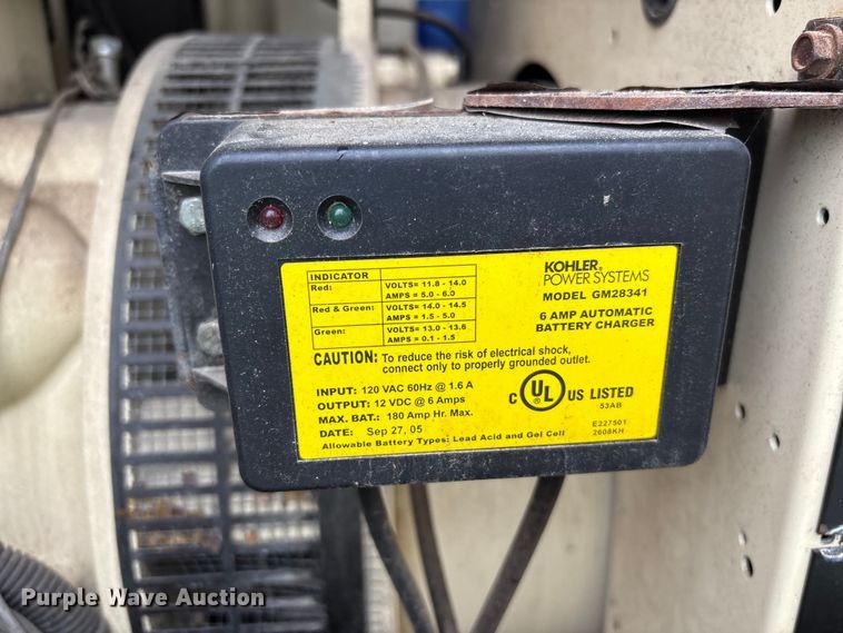 image for item YA2700 2005 Kohler Power Systems 60 generator