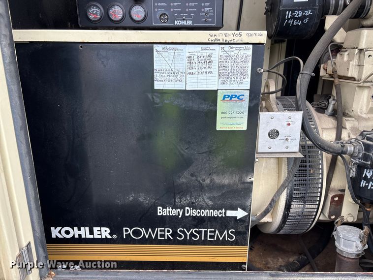 image for item YA2700 2005 Kohler Power Systems 60 generator