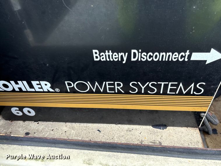 image for item YA2701 2005 Kohler Power Systems 60 generator